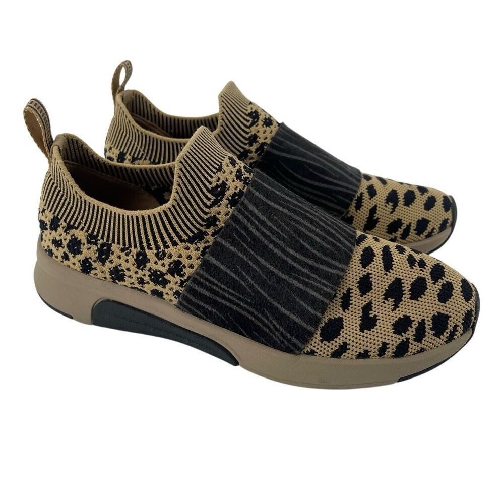 Mark Nason Skechers Abbe Animal Print Slip-On Modern Jogger Sneakers Size 6